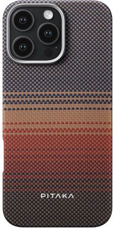Чехол для iPhone 16 Pro Max Pitaka Tactile Woven Case - Sunset 250_100_770110