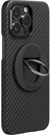 Чехол для iPhone 16 Pro Max Pitaka Ultra Slim Case & Grip - Black 250_100_770120