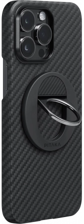 Чехол для iPhone 16 Pro Pitaka Ultra Slim Case & Grip - Black 250_100_770119