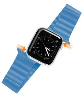 Ремешок для Apple Watch 42 мм / 44 мм / 45 мм DD Strap, Chain Version Blue 250_100_117661