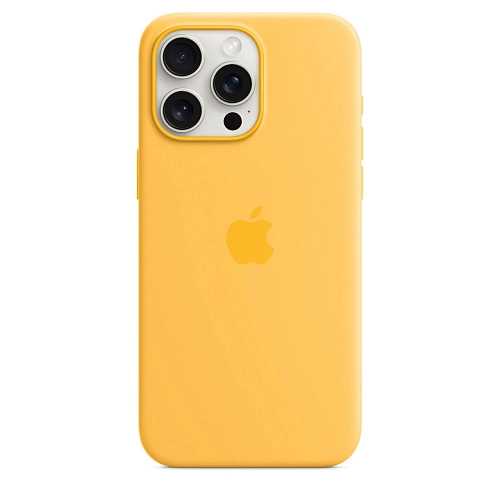Чехол для iPhone 15 Pro Max Silicone Case with MagSafe - Sunshine 250_100_578313