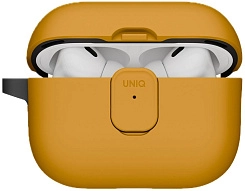 Чехол для AirPods Pro 3 Uniq Clyde - Racing Yellow/Dark Grey 500_191_623893