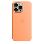Чехол для iPhone 15 Pro Max Silicone Case with MagSafe - Orange Sorbet 250_100_761867