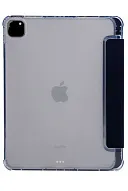 Прозрачный чехол-книжка для iPad Pro 12.9 с тройным загибом Темно-синий 500_191_121744