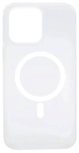 Чехол для iPhone 14 Pro Max Wlons с MagSafe прозрачный матовый с рамкой Белый 250_100_533899