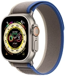 Часы Apple watch Ultra 49mm Titanium Case GPS+Cellular Trail Loop Blue/Gray M/L 250_100_641079