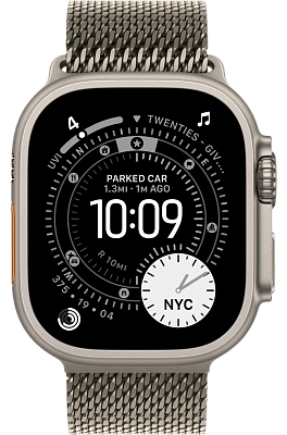 Часы Apple Watch Ultra 3 49mm Titanium Case Natural / Titanium Milanese Loop Natural M 400_400_640967
