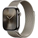 Часы Apple Watch Series 10 46mm Titanium Case Milanese Loop Natural S/M 250_100_639935