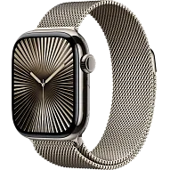 Часы Apple Watch Series 10 46mm Titanium Case Milanese Loop Natural M/L 500_191_639934