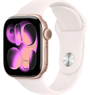 Часы Apple Watch Series 11 46mm Rose Gold Aluminium Case GPS Sport Band Light Blush S/M 500_191_640016