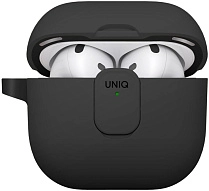 Чехол для AirPods 4 Uniq Clyde - Charcoal/Dark Grey 500_191_623833
