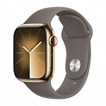 Часы Apple Watch Series 9 45mm Gold Stainless Steel Case Sport Band Clay S/M 250_100_640336