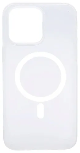 Чехол для iPhone 14 Pro Wlons с MagSafe прозрачный матовый с рамкой Белый 250_100_534030