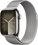 Часы Apple Watch Series 9 45mm Stainless Steel Case Milanese Loop Silver 250_100_640364