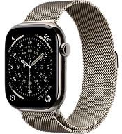 Часы Apple Watch Series 11 42mm Titanium Case Milanese Loop Natural 500_191_639996