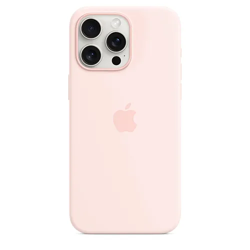 Чехол для iPhone 15 Pro Silicone Case with MagSafe - Light Pink 250_100_124738
