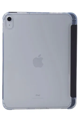 Прозрачный чехол-книжка для iPad Air 4/5 10.9 с тройным загибом Черный 250_100_121669