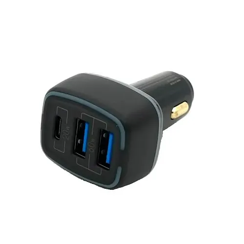 Автомобильное зарядное устройство USAMS 80W 3 Ports Fast Car Charger 250_100_338277