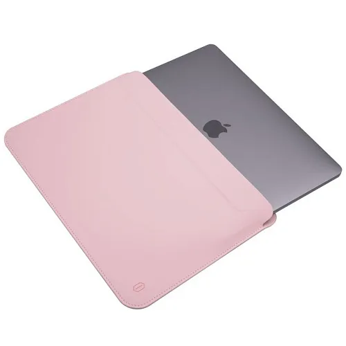 Кожаный чехол для MacBook Pro 13.3 WIWU Skin Pro 2 Pink 250_100_129897