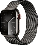 Часы Apple Watch Series 9 45mm Stainless Steel Case Milanese Loop Graphite 250_100_640359