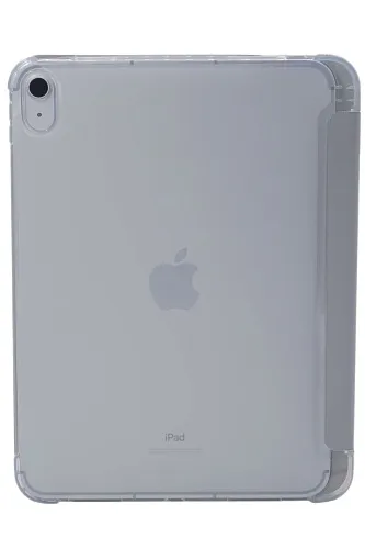 Прозрачный чехол-книжка для iPad Air 4/5 10.9 с тройным загибом Серый 250_100_121649