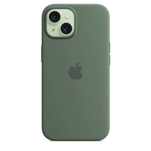Чехол для iPhone 15 Plus Silicone Case with MagSafe - Cypress 250_100_534278