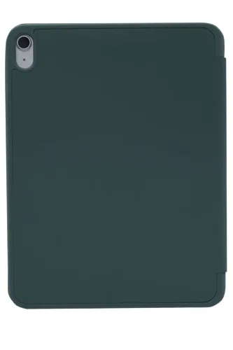 Чехол-книжка для iPad Air 4/5 10.9 3 загиба силиконовый с рамкой Темно-зеленый 250_100_125604