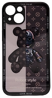 Чехол с мишкой для iPhone 13 Pro Коричневый 500_191_545642