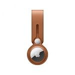 Кожаный брелок-подвеска Apple для AirTag Leather Loop Saddle Brown 250_100_660397