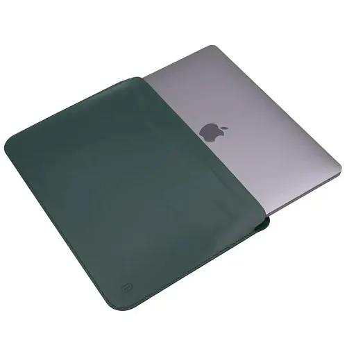Кожаный чехол для MacBook Pro 16.2 WIWU Skin Pro 2 Green 250_100_130366