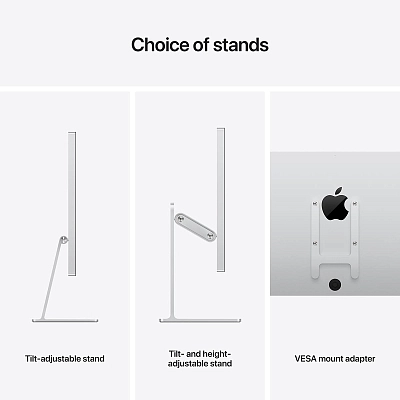 Монитор Apple Studio Display 5K 27 Standard glass Tilt Adjustable Stand Silver (MFEX4) 400_400_728919