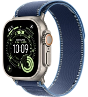 Часы Apple Watch Ultra 3 49mm Titanium Case Natural / Trail Loop Blue/Bright Blue S/M 500_191_640982