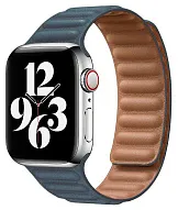 Ремешок из эко-кожи для Apple Watch 38/40/41 мм с магнитной застежкой, Blue 500_191_117675