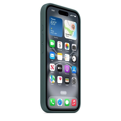 Чехол для iPhone 16 Plus Silicone Case with MagSafe - Lake Green 400_400_642135