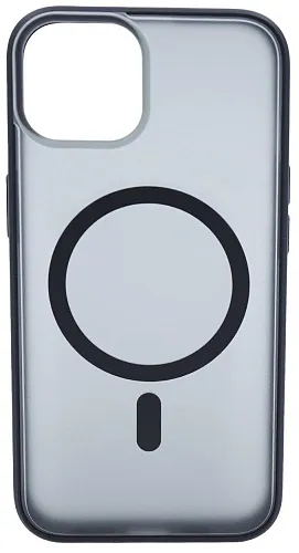 Чехол для iPhone 14 Plus матовый с MagSafe Черный 250_100_533752