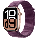 Часы Apple Watch Series 10 42mm Rose Gold Aluminium Case GPS Sport Loop Plum 250_100_639833