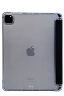 Прозрачный чехол-книжка для iPad Pro 12.9 с тройным загибом Черный 500_191_121749
