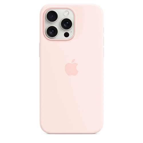 Чехол для iPhone 15 Pro Silicone Case with MagSafe - Light Pink 250_100_124738
