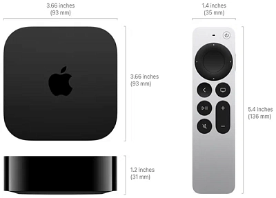 ТВ-приставка Apple TV 4K 128GB (MN893) 400_400_639481