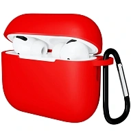 Чехол для AirPods Pro 3 Gurdini Soft Touch - Красный 500_191_551739