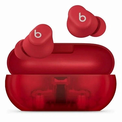Беспроводные наушники Beats Solo Buds Transparent Red 400_400_625927