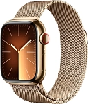 Часы Apple Watch Series 9 45mm Stainless Steel Case Milanese Loop Gold 250_100_640354