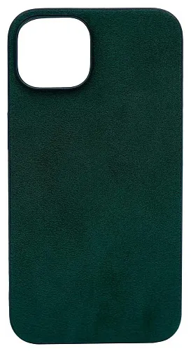 Чехол алькантара для iPhone 14 Зеленый 250_100_533361