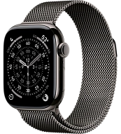 Часы Apple Watch Series 11 42mm Titanium Case Milanese Loop Slate 500_191_640000