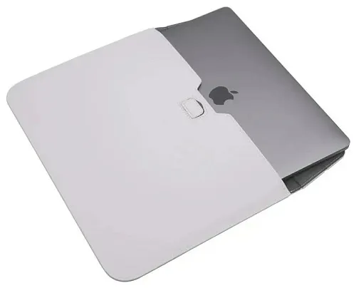 Кожаная сумка-чехол DDC Sleeve with Stand на MacBook 13/14.2 Белый 250_100_128133
