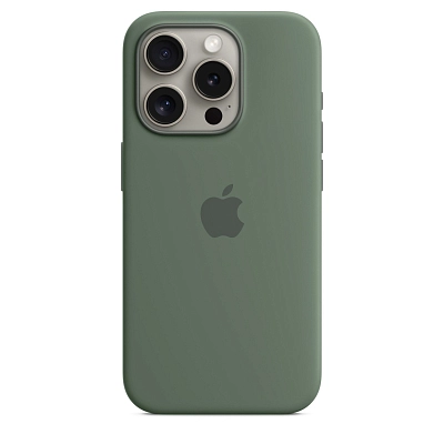 Чехол для iPhone 15 Pro Max Silicone Case with MagSafe - Cypress 400_400_578311