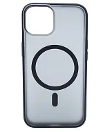 Чехол для iPhone 14 матовый с MagSafe Черный 500_191_124549
