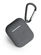 Чехол для AirPods 2 Gurdini Soft Touch - Темно-серый 500_191_551233
