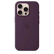 Чехол для iPhone 16 Pro Silicone Case with MagSafe - Plum 500_191_545590