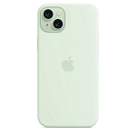Чехол Apple iPhone 15 Plus Silicone Case with MagSafe -  Soft Mint 250_100_761654